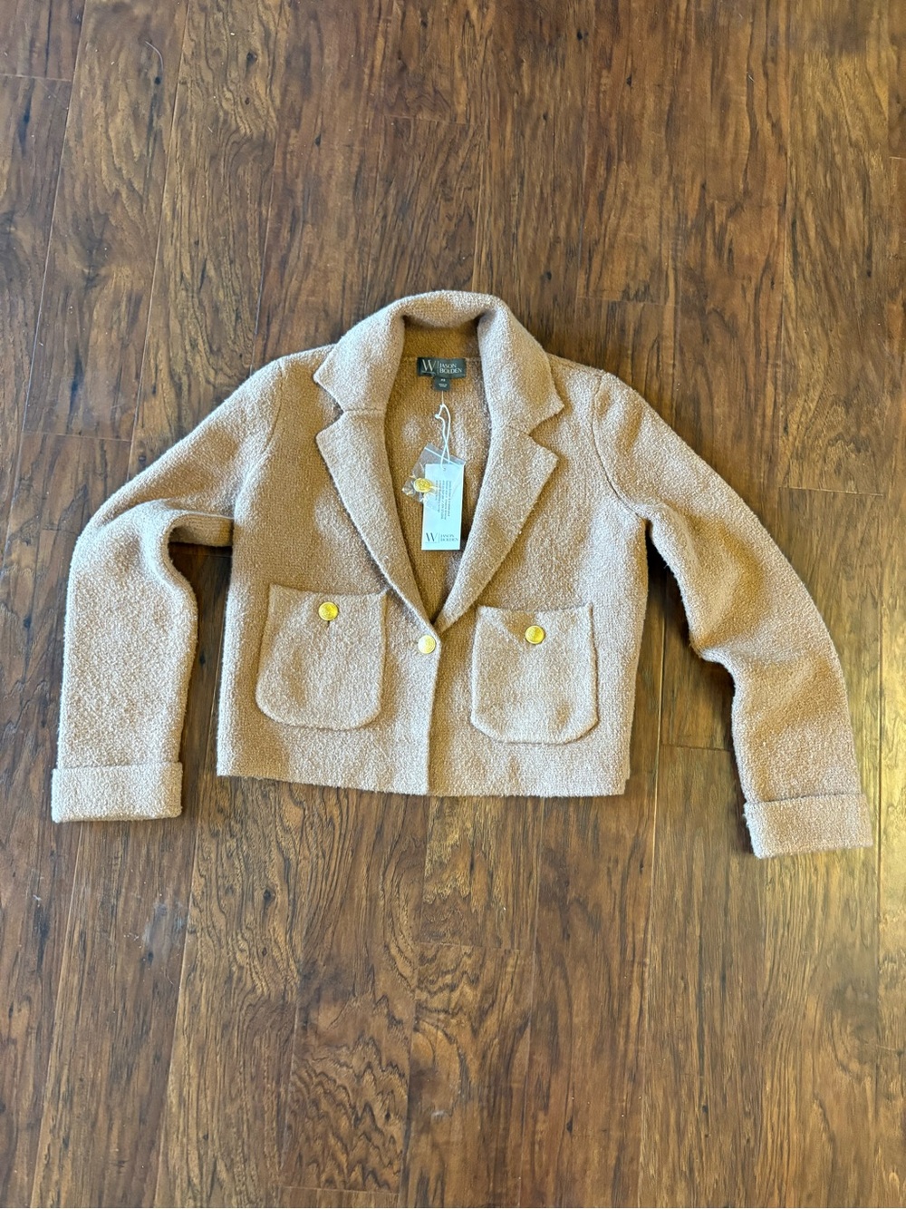 NWT Worthington X Jason Bolden Sweater Blazer Size XS